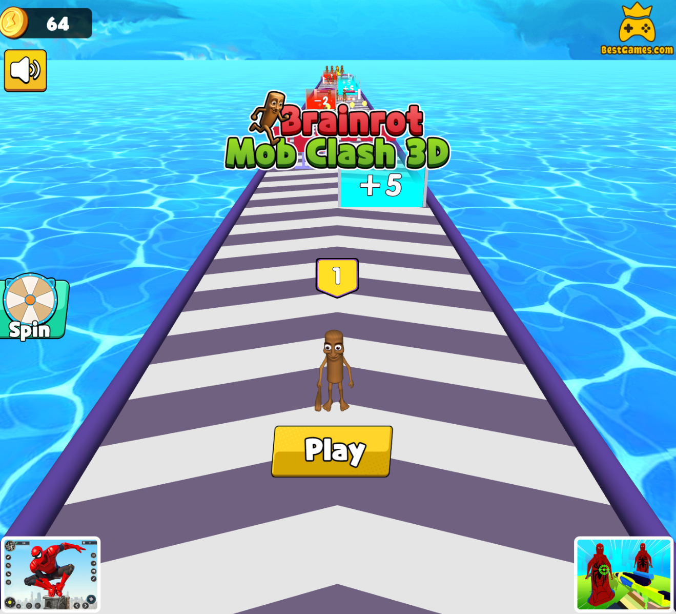 Brainrot Mob Clash 3D Play Online