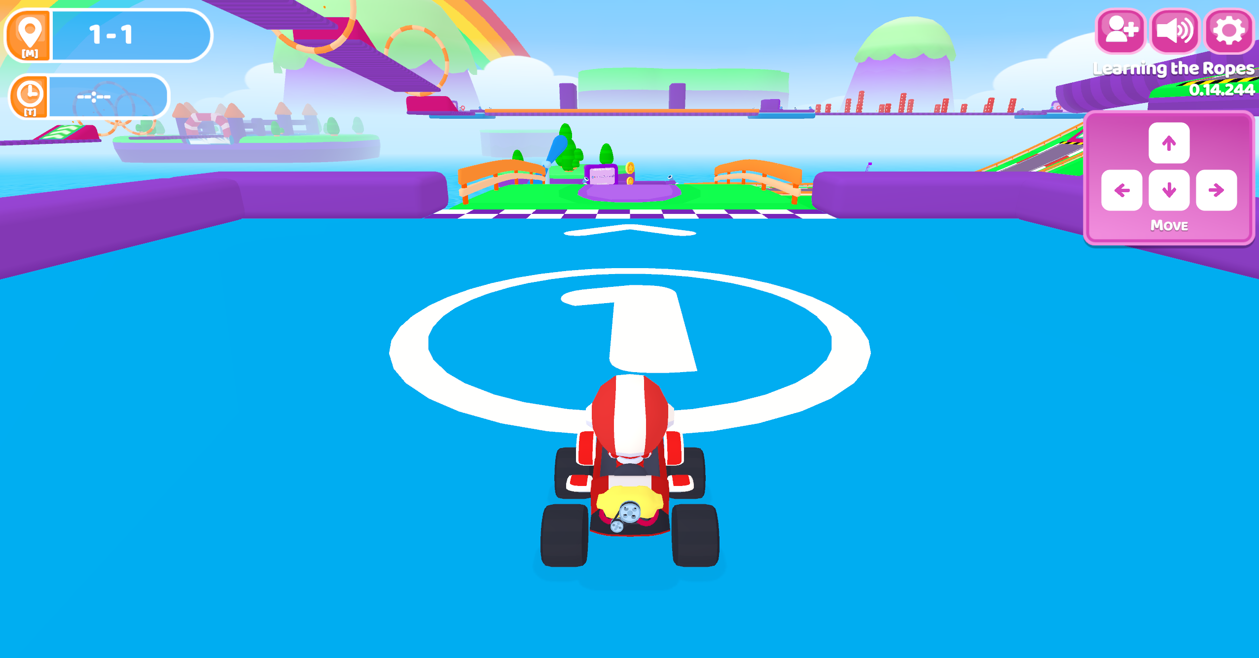 Obby Roads Game Screenshot